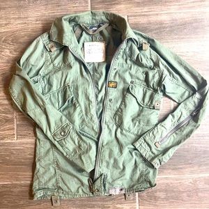 Vintage G-star raw light army style jacket.
